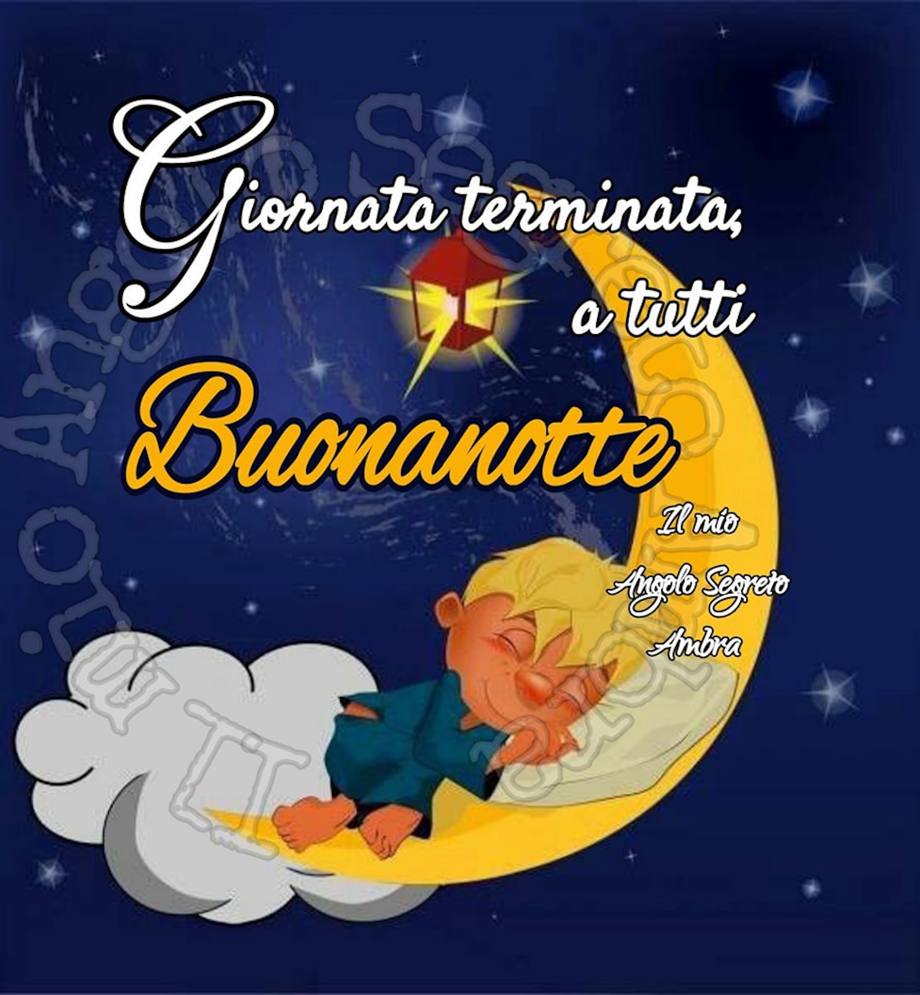 Giornata terminata. A tutti Buonanotte