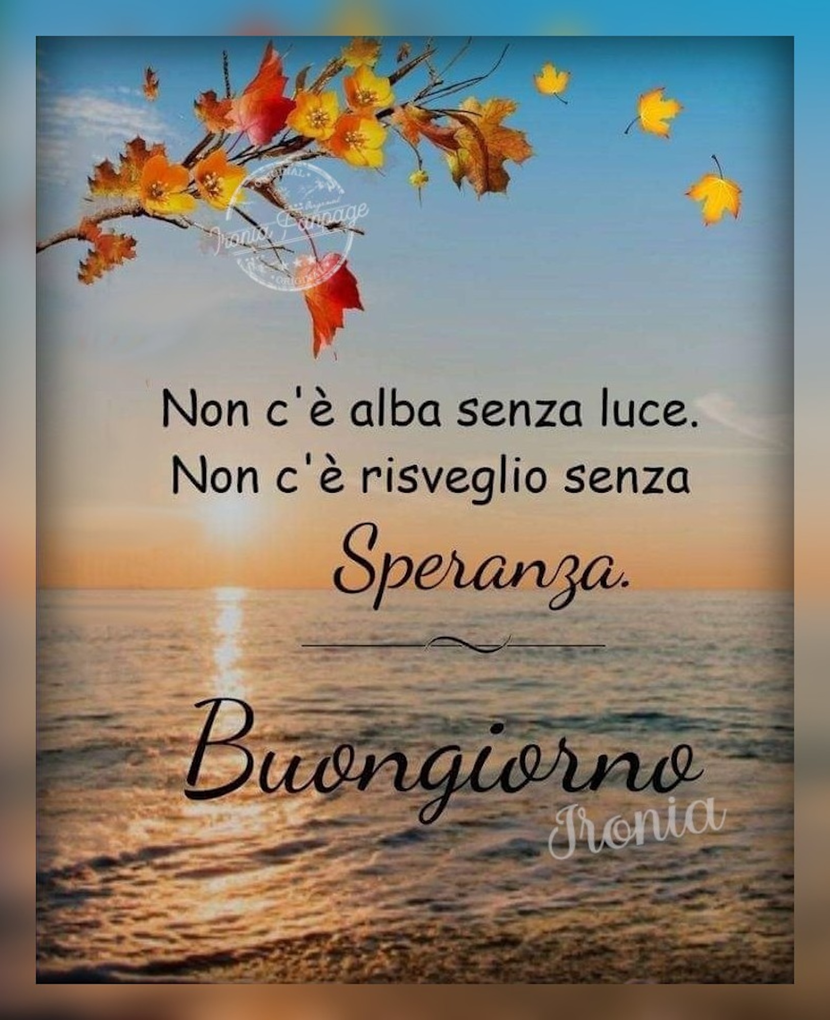 buongiorno autunno