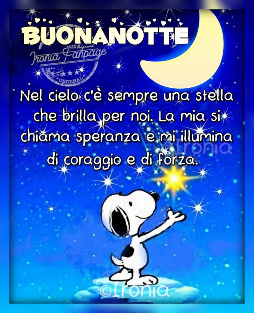 buonanotte Snoopy