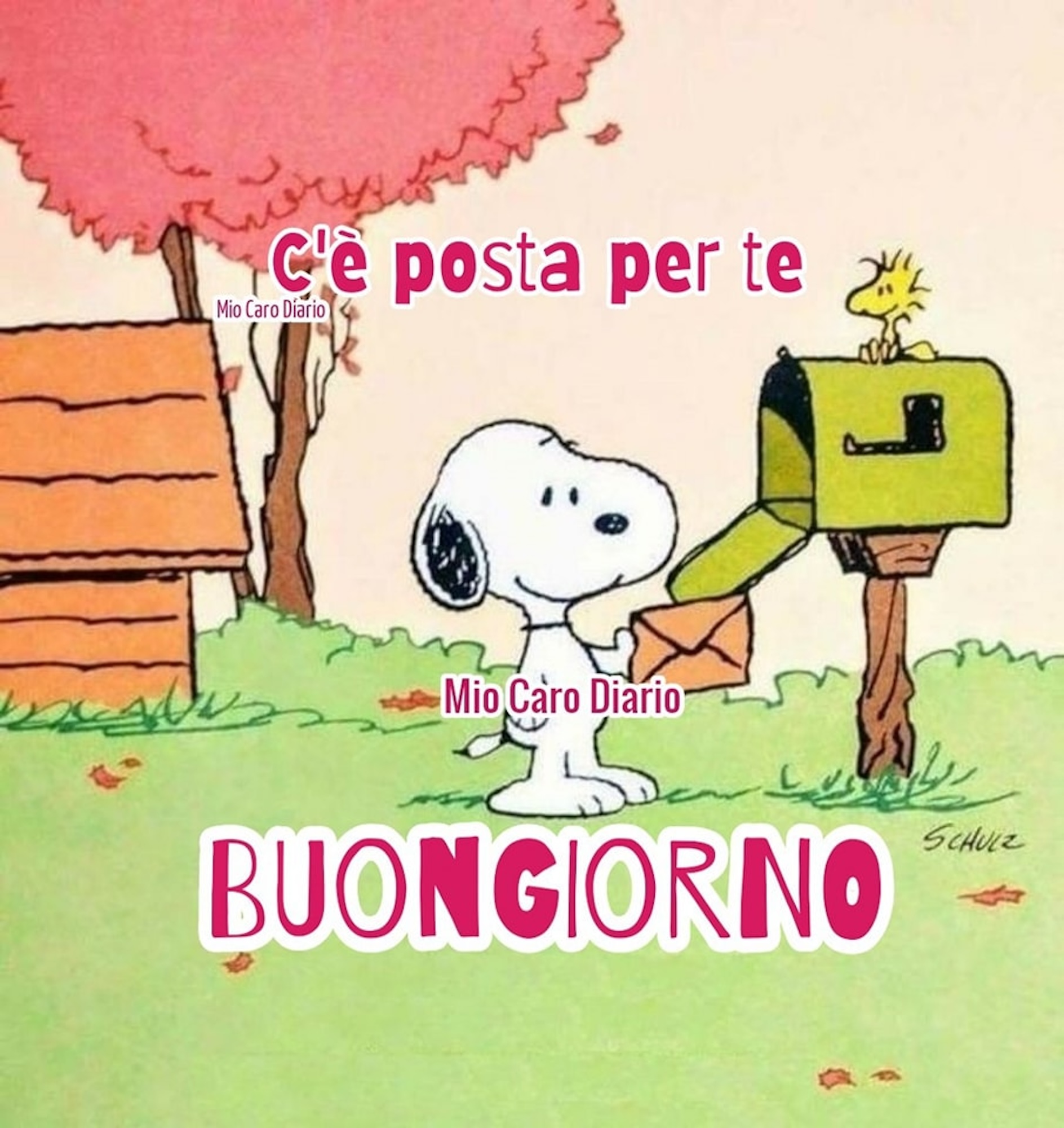 buongiorno da Snoopy per Messenger