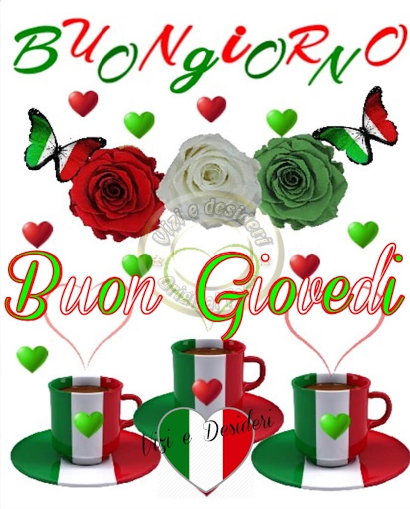 buon giovedì Italia