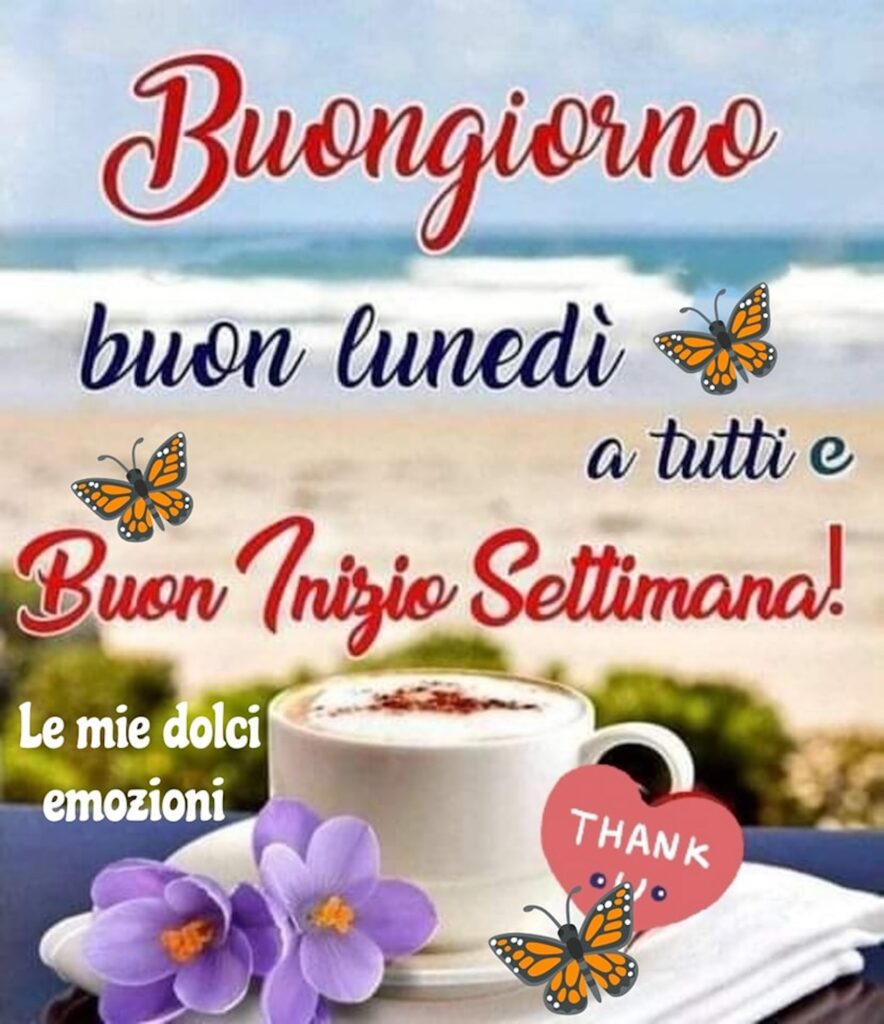 Buongiorno, buon lunedì a tutti e buon inizio settimana!