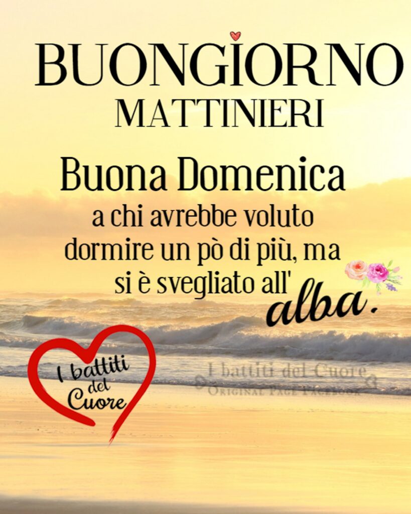 frasi per augurare buona Domenica proprio a tutti