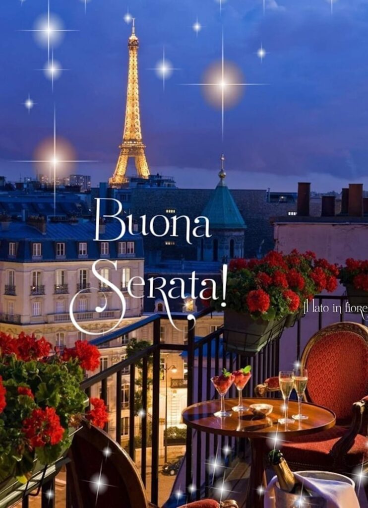 buona serata romantica Torre Eiffel