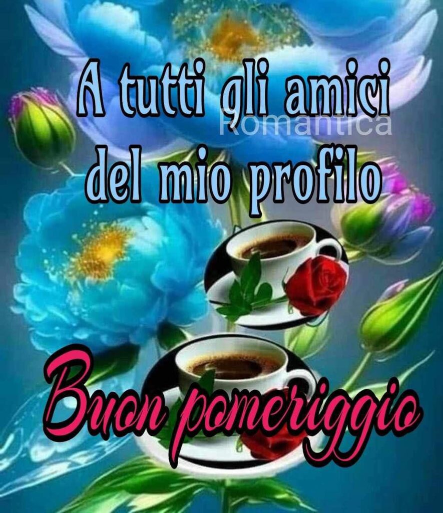 A tutti gli amici del mio profilo Buon Pomeriggio