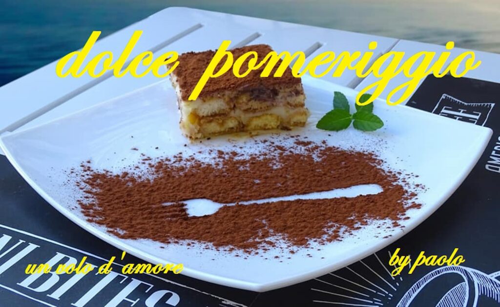 buon pomeriggio con tiramisù