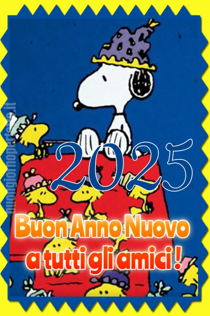 Buon 2025 Snoopy