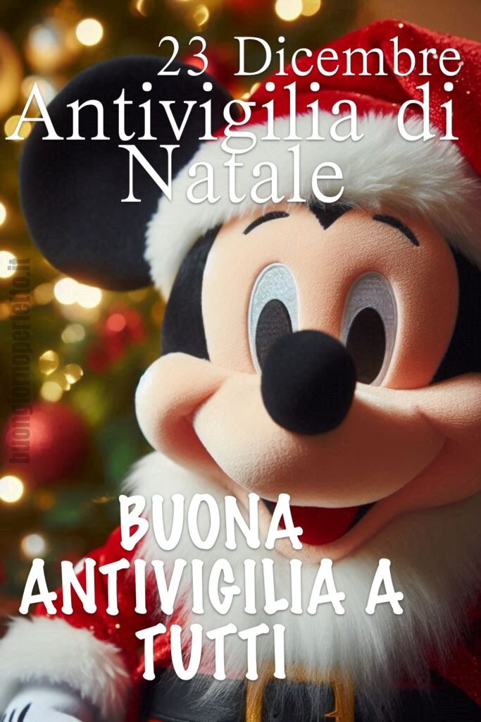 Topolino Buona Antivigilia