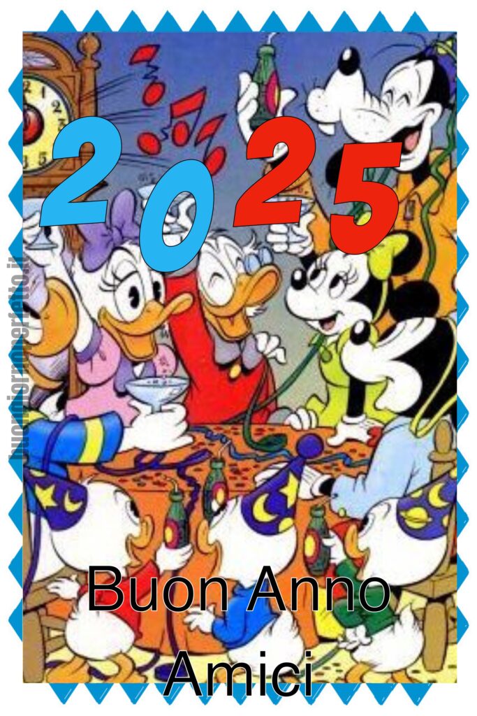 Buon 2025 Disney immagini bellissime